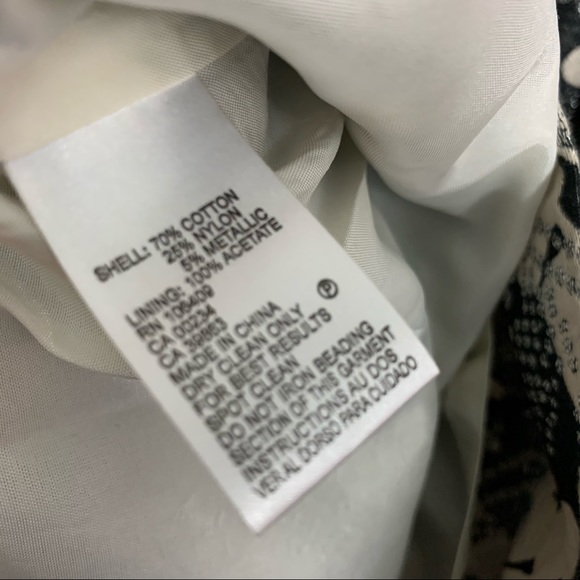 Tahari Arthur Levine Metallic Floral Gray Beaded Cocktail Dress Size 12 - Picture 7 of 10